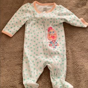 Newborn “cutest of them all” footie